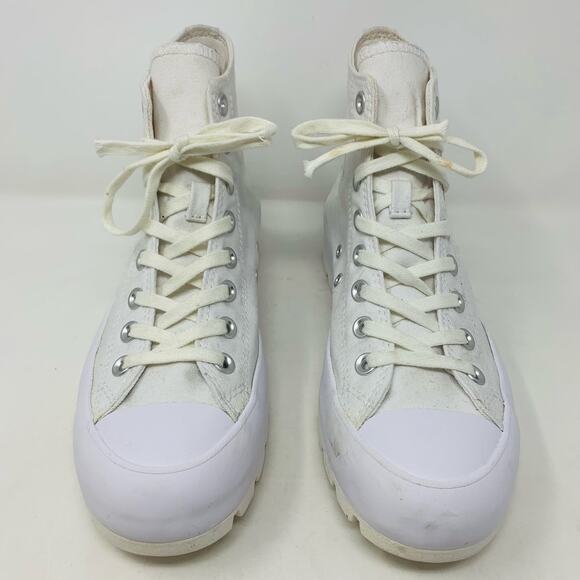 Converse Chuck Taylor All Star High Lugged 'White' Womens Size 9 - Picture 2 of 11